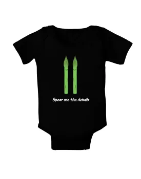 Asparagus - Spear Me the Details Baby Romper Bodysuit Dark