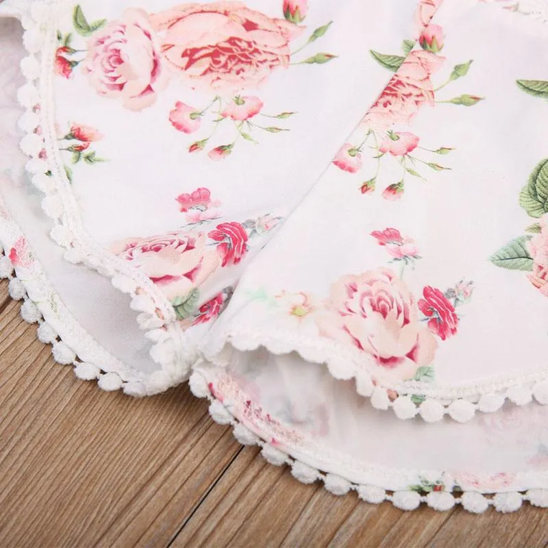 Baby Girl Precious Floral Romper and Headband
