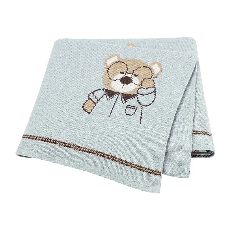 Bear Knit Baby Rompers for 0-18M