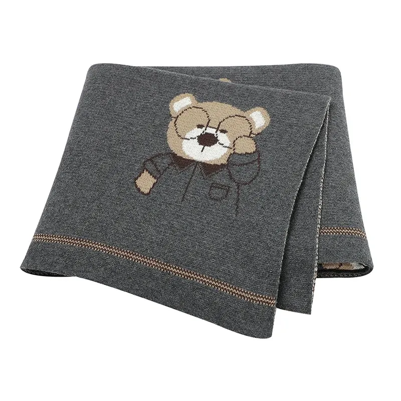 Bear Knit Baby Rompers for 0-18M