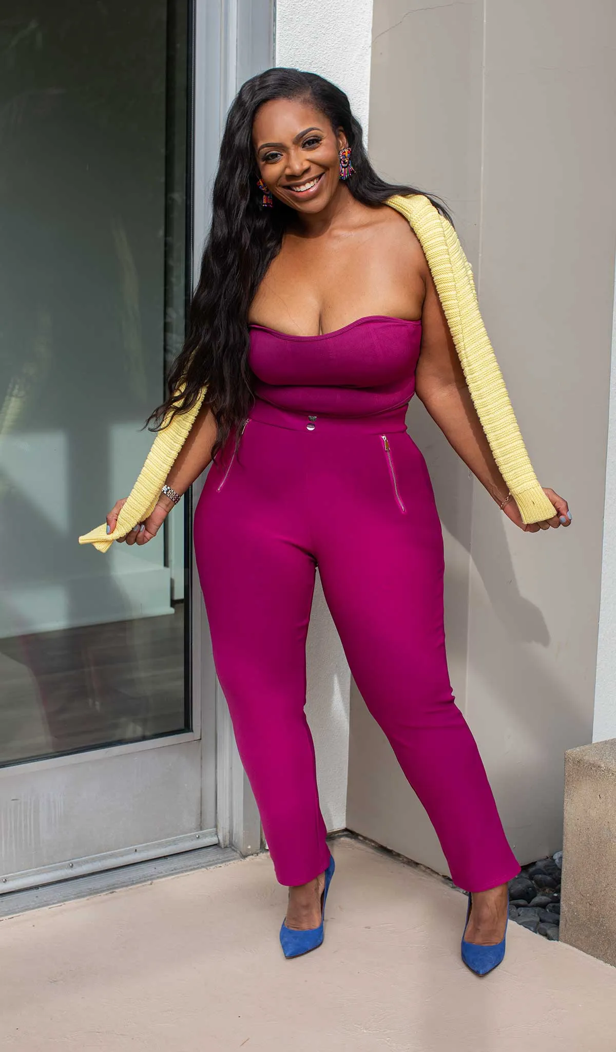 Big Vibe | Magenta Legging Pants