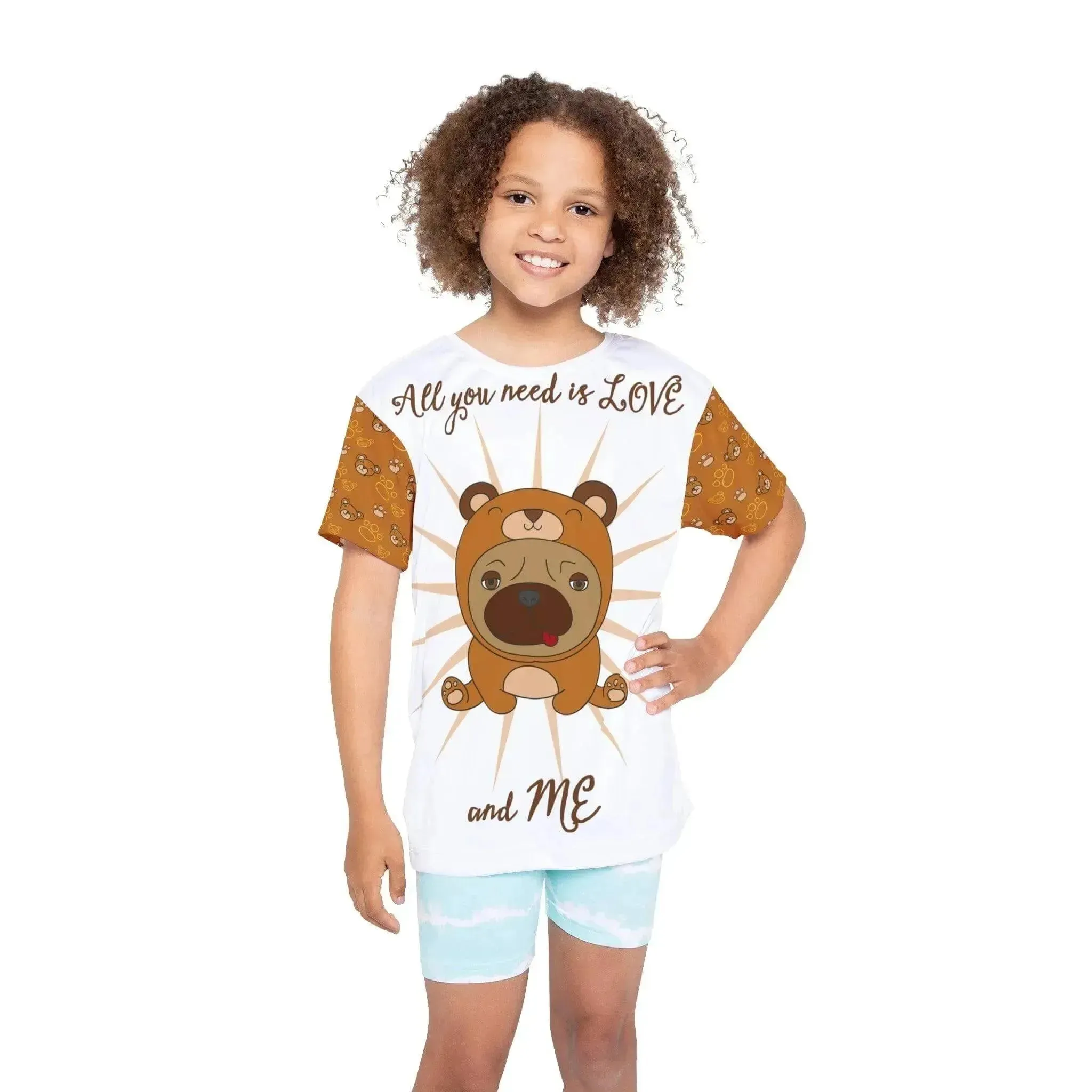Cute French Bulldog Kids Sports Jersey (AOP)