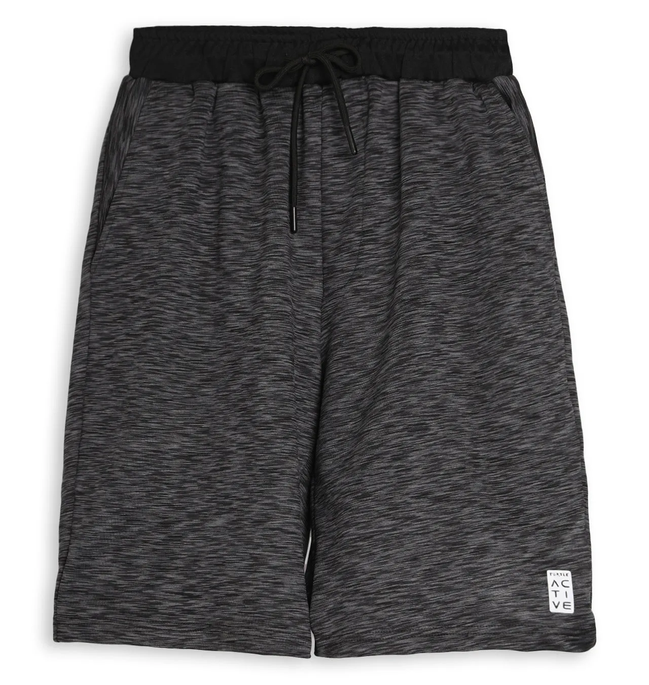 Dark Anthra Regular Fit Sports Short For Men