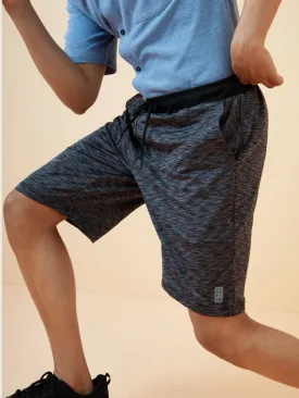 Dark Anthra Regular Fit Sports Short For Men