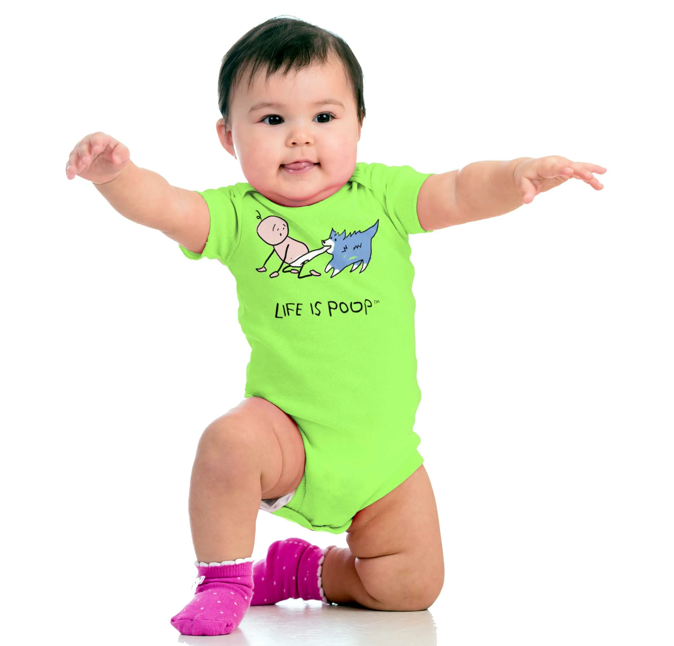 Dog Pull Romper Bodysuit