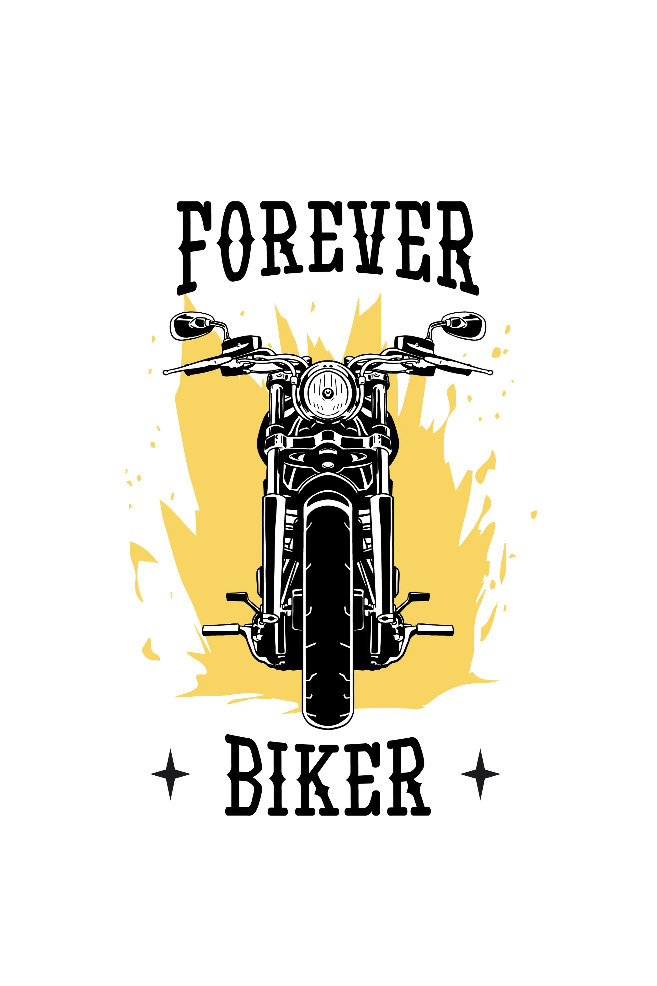 Forever Biker Printed T-shirt for men