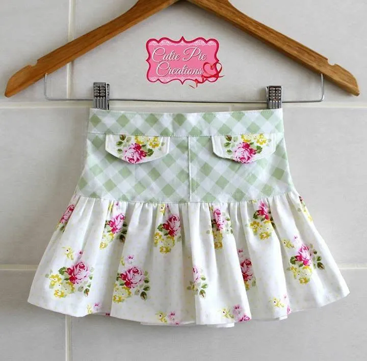 Girls Ruffle Flip Skirt | Sewing Pattern