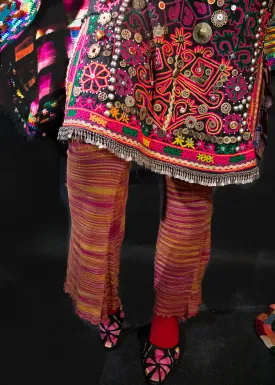 Groovy woven bell bottoms circa 1965-70