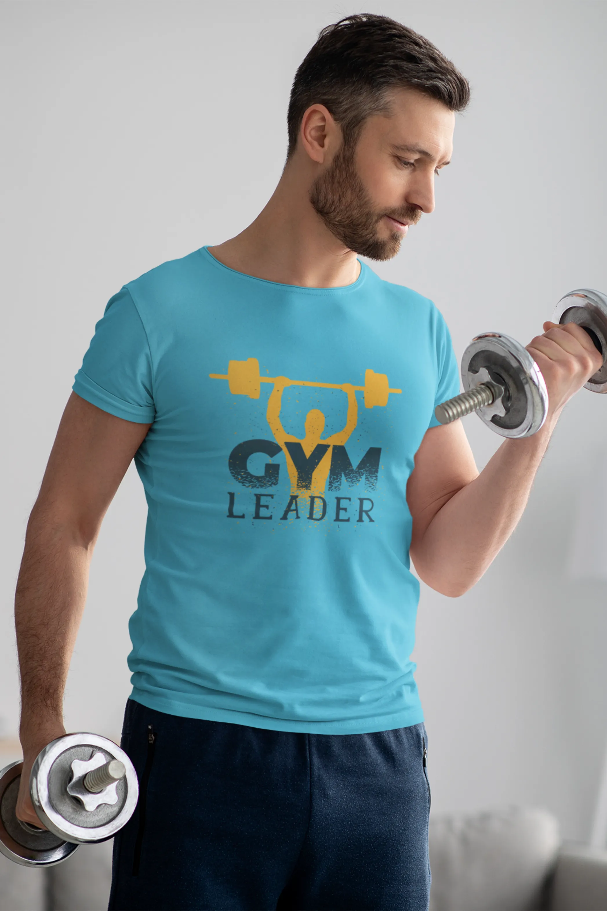 Gym Leader Printed T-shirt for men