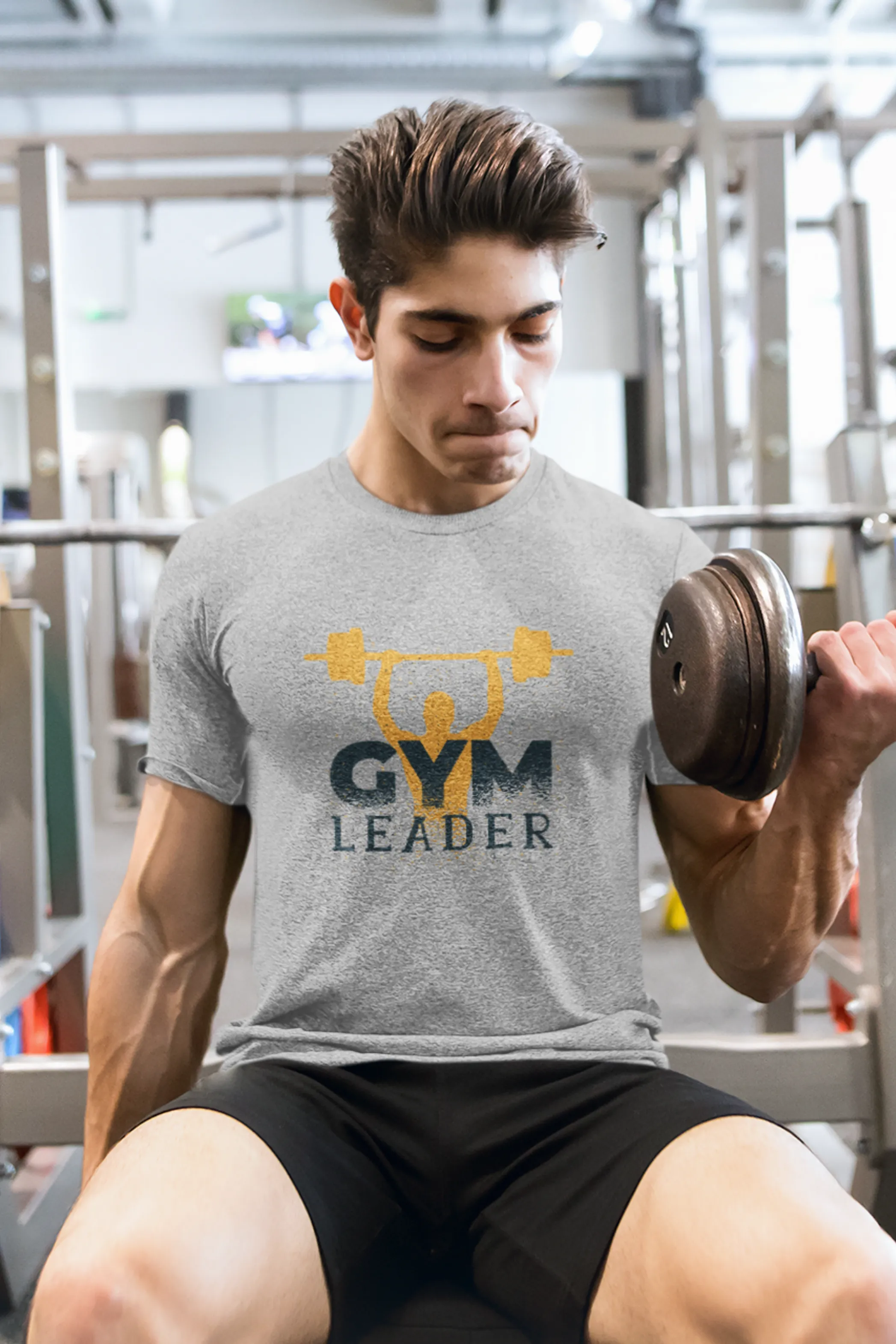 Gym Leader Printed T-shirt for men