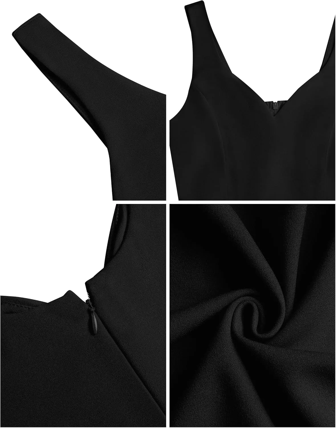 Laughido Women's Sleevess Wrap Bodycon Ryched Tank Dress Sweetheart Party Dress