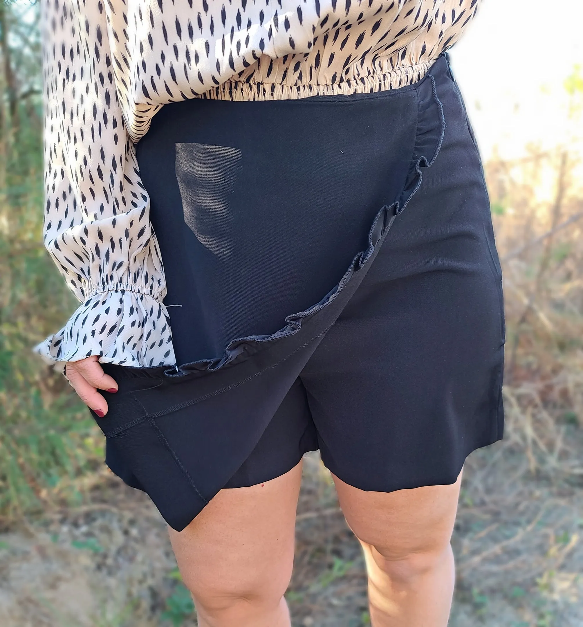 Midnight Stroll Skort