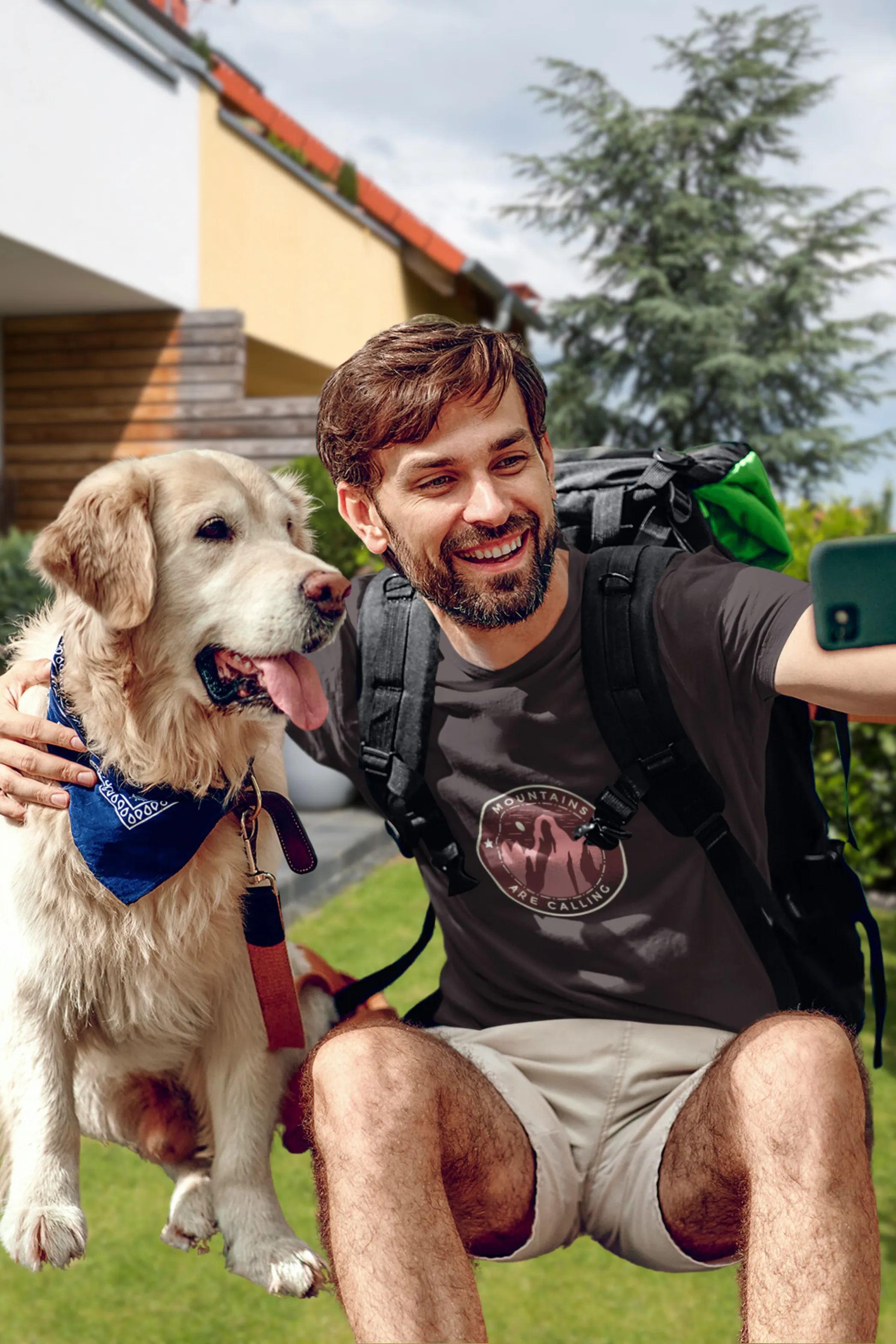 Mountains Are Calling Printed T-shirt for men