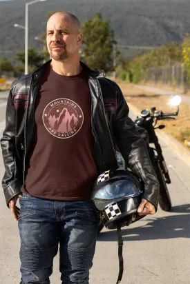 Mountains Are Calling Printed T-shirt for men