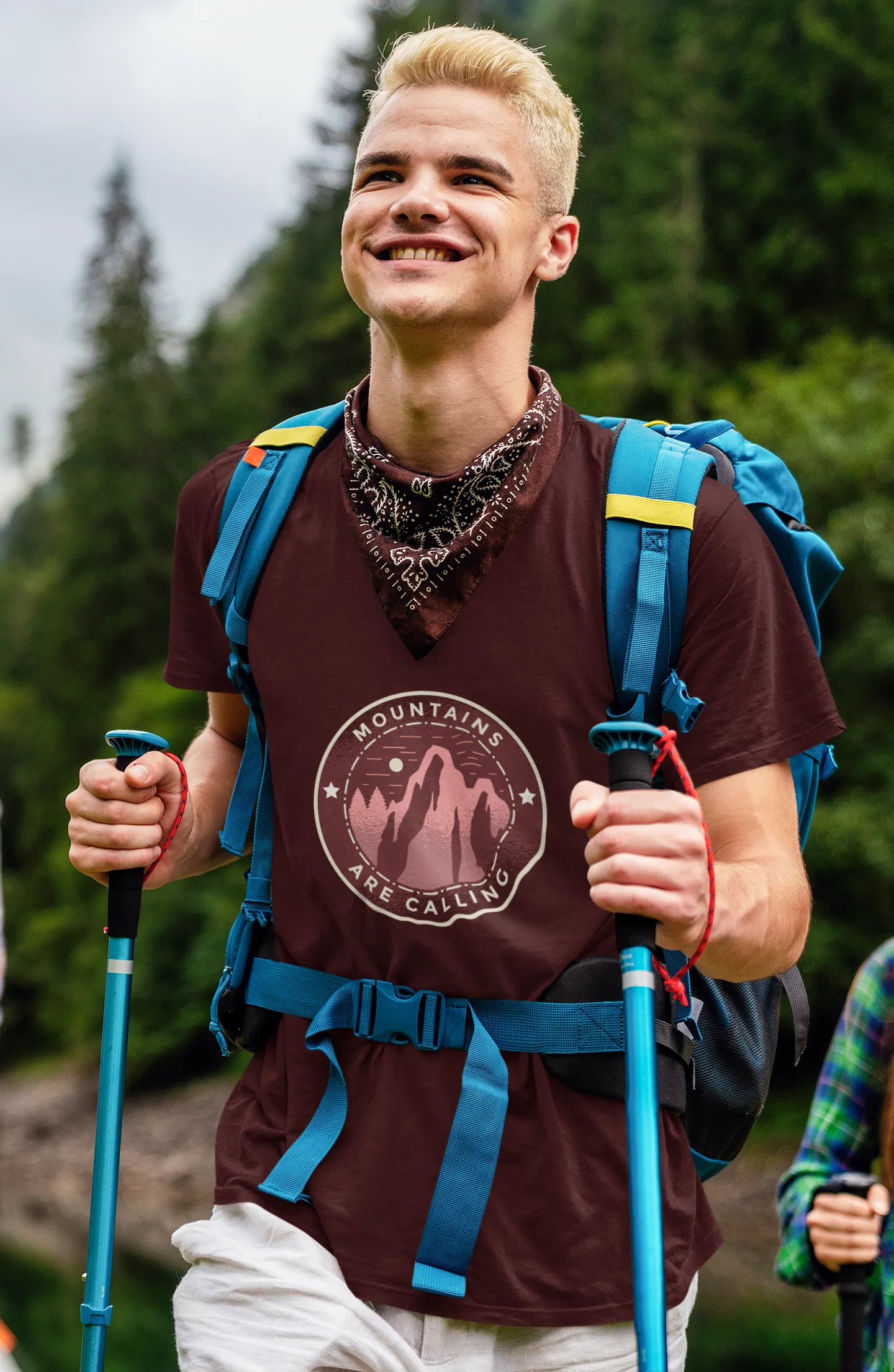 Mountains Are Calling Printed T-shirt for men