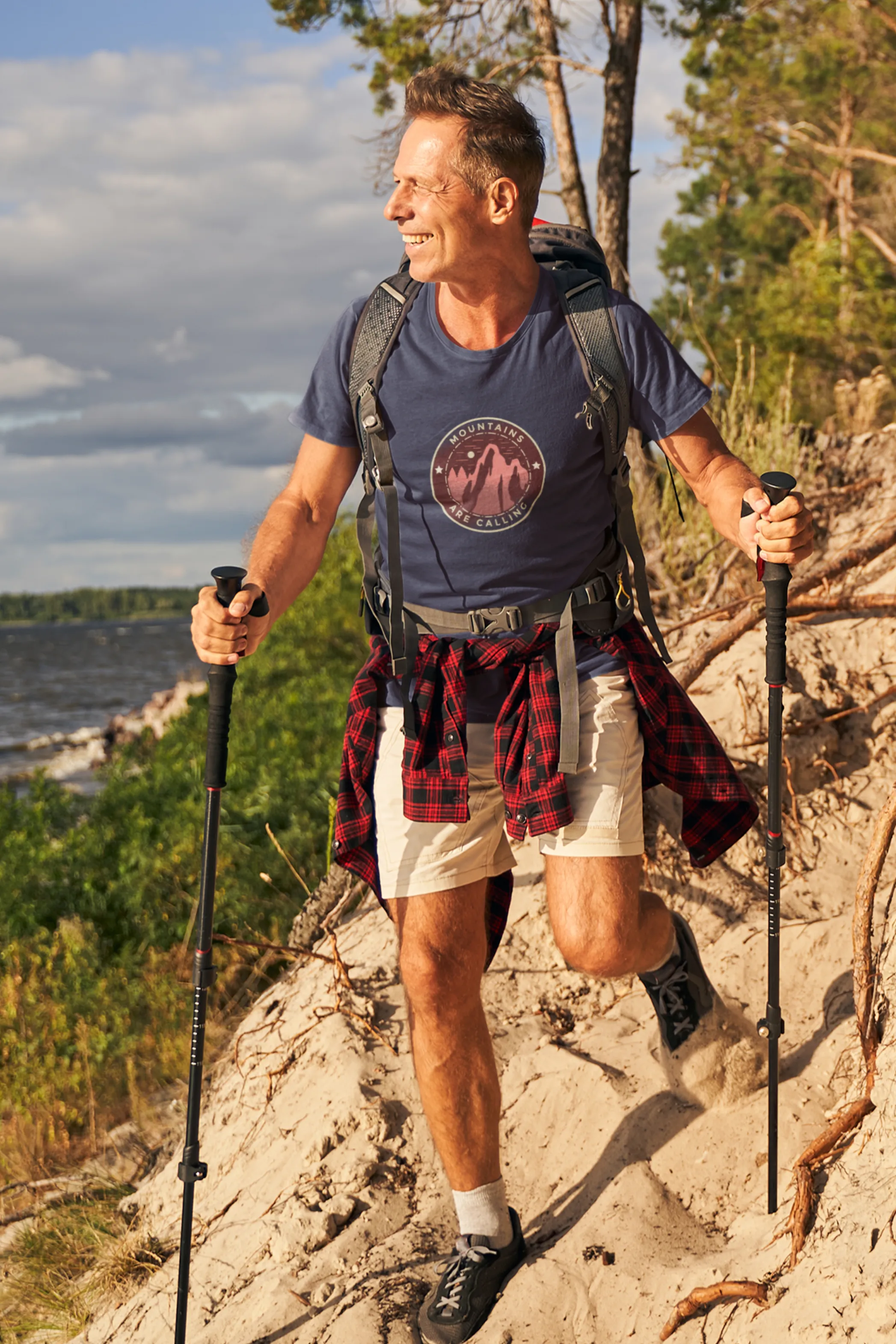 Mountains Are Calling Printed T-shirt for men