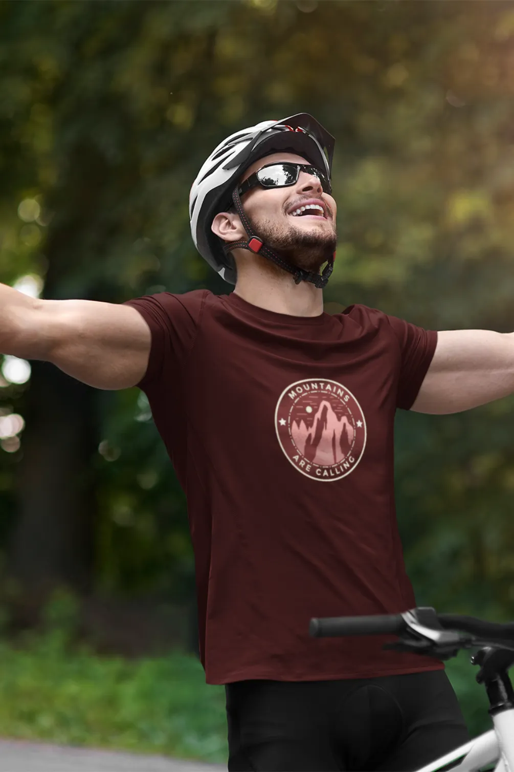 Mountains Are Calling Printed T-shirt for men