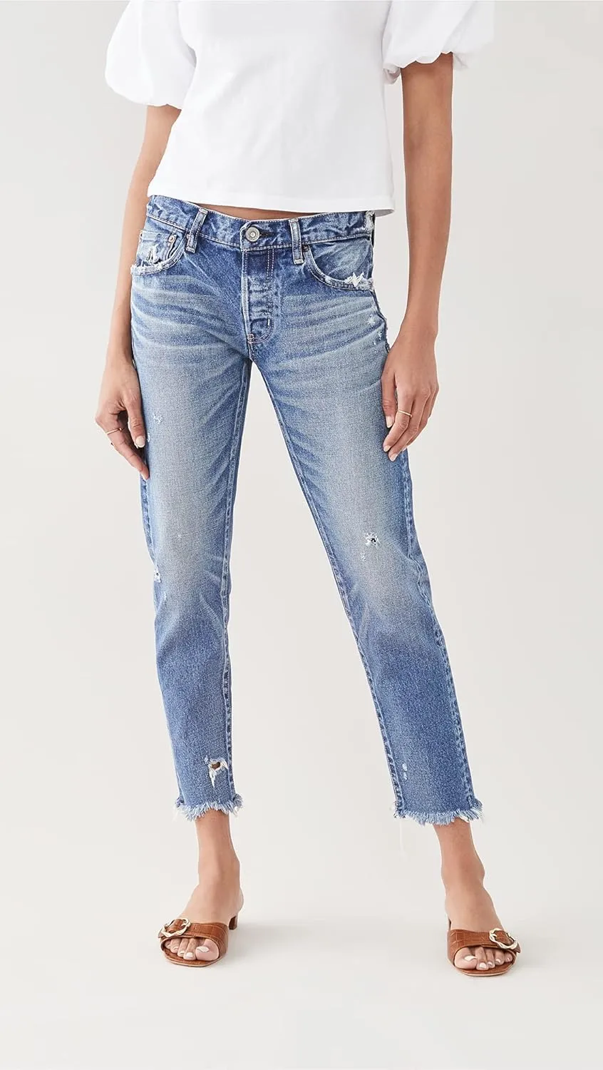 MOUSSY VINTAGE Women's Keller Tapered Blue Jeans