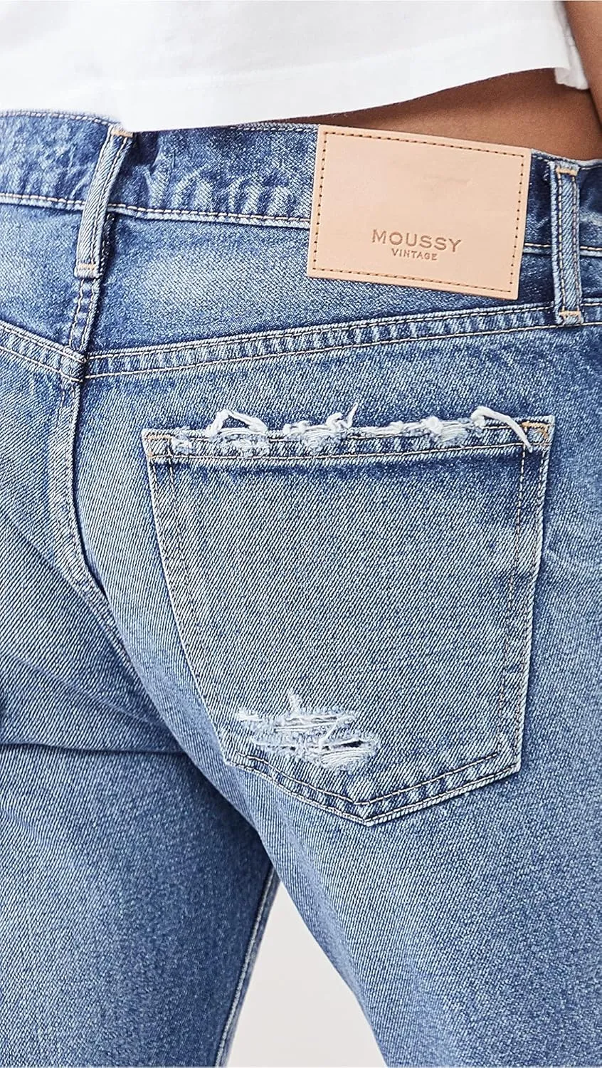 MOUSSY VINTAGE Women's Keller Tapered Blue Jeans
