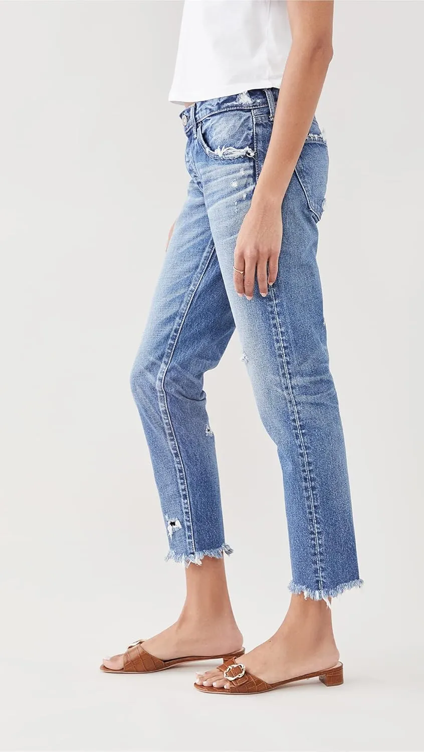 MOUSSY VINTAGE Women's Keller Tapered Blue Jeans