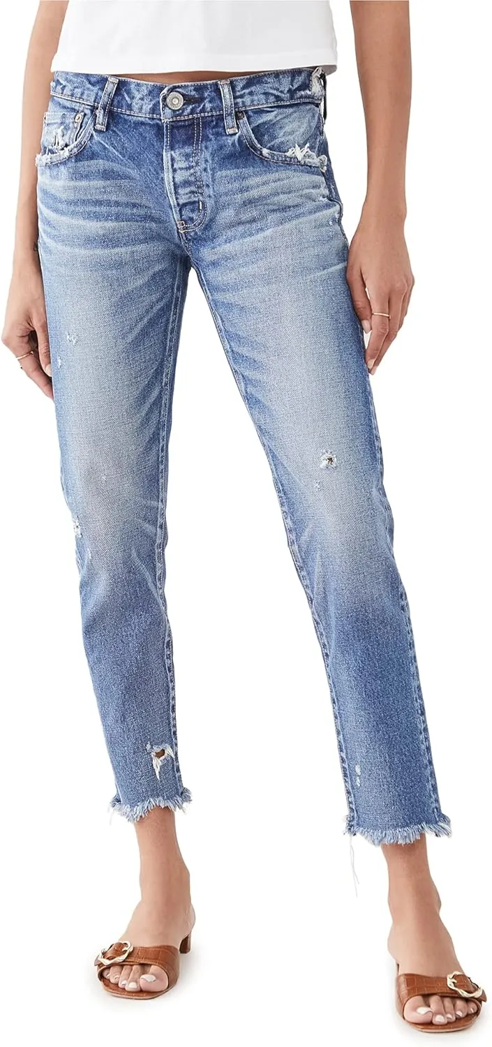 MOUSSY VINTAGE Women's Keller Tapered Blue Jeans