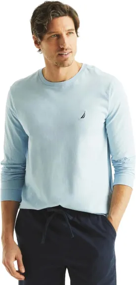 Nautica Men's J-Class Logo Long Sleeve T-Shirt
