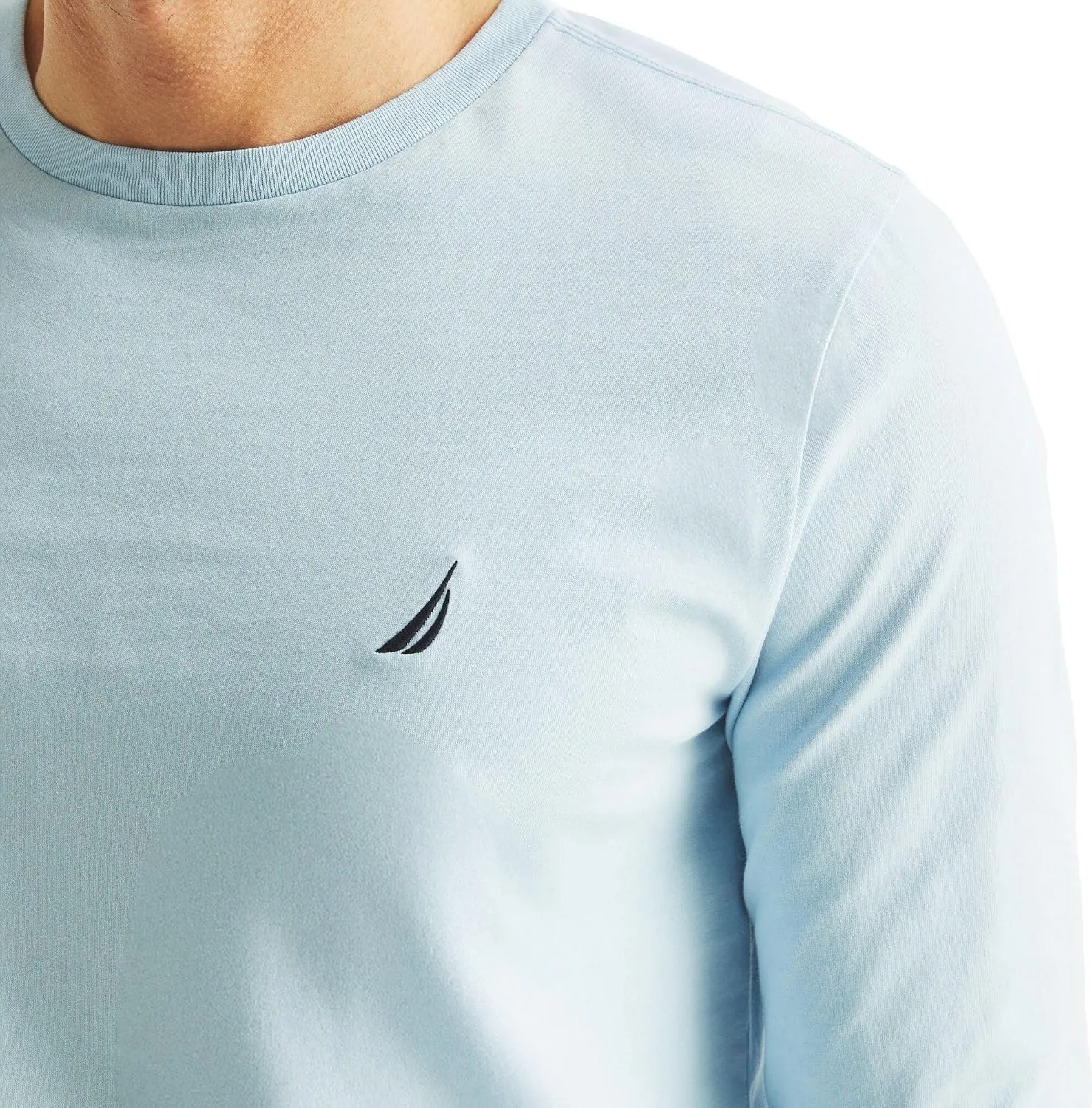 Nautica Men's J-Class Logo Long Sleeve T-Shirt