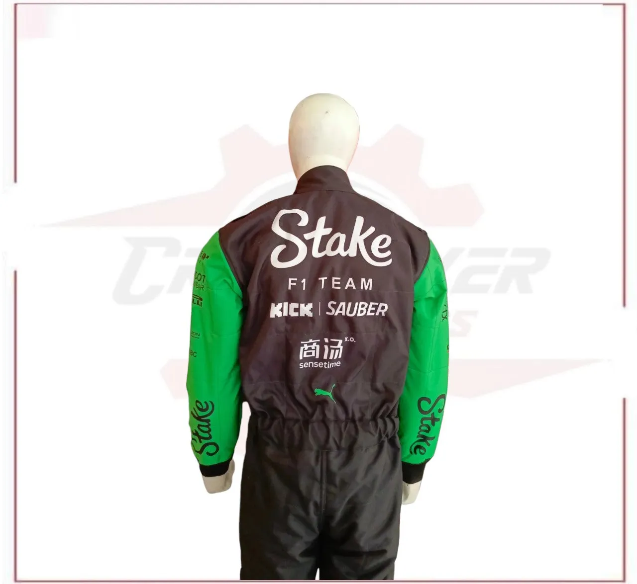 New 2024 Zhou Guanyu Stake F1 Team Kick Sauber Replica Racing Suit