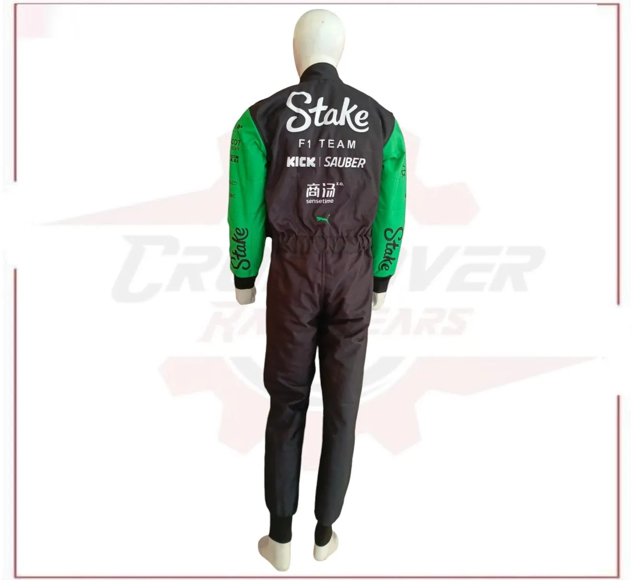 New 2024 Zhou Guanyu Stake F1 Team Kick Sauber Replica Racing Suit