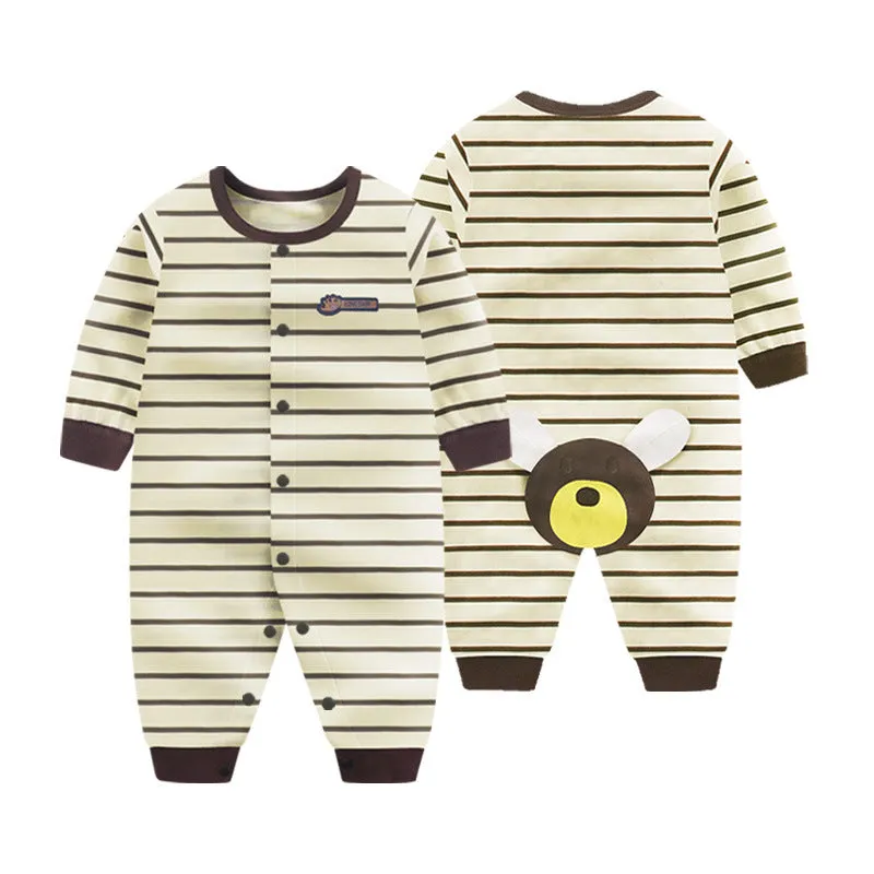 Newborn Baby One-Piece Romper Three-Month Baby Outing Clothes