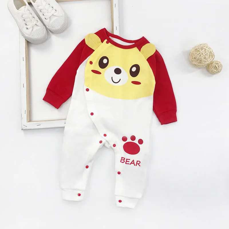 Newborn Baby One-Piece Romper Three-Month Baby Outing Clothes