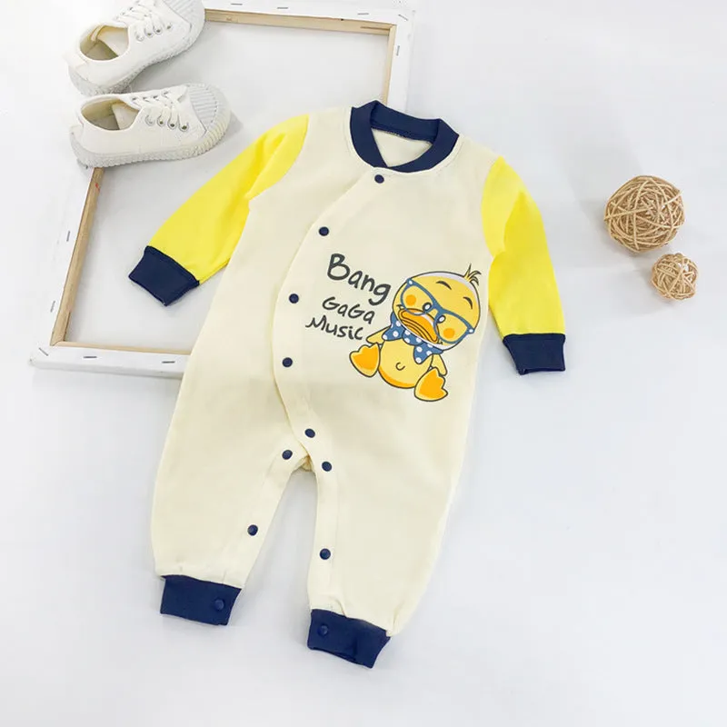 Newborn Baby One-Piece Romper Three-Month Baby Outing Clothes