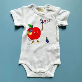 Organic Baby Onesie | I Love NY Apple