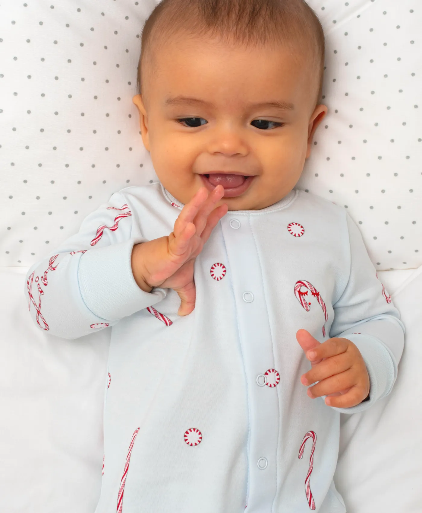 Pink Candy Cane Overall