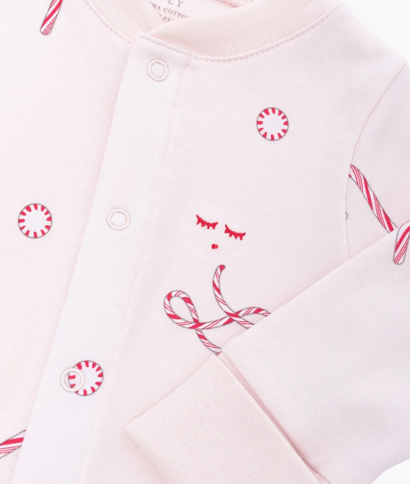 Pink Candy Cane Overall
