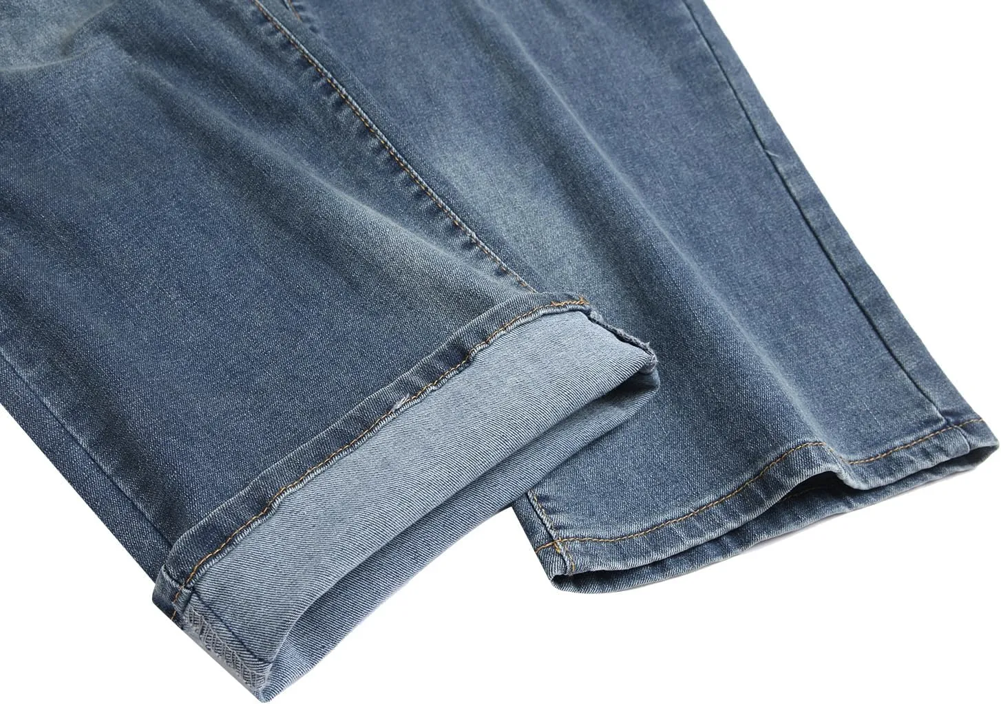 RANMCC Men's Baggy Jeans Loose Straight Fit Y2K Stretch Hip Hop Denim Casual Pants Jeans (Size 30-46)