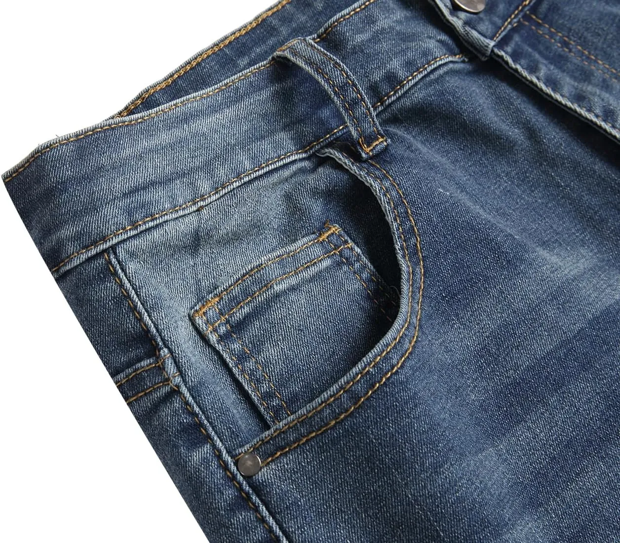 RANMCC Men's Baggy Jeans Loose Straight Fit Y2K Stretch Hip Hop Denim Casual Pants Jeans (Size 30-46)