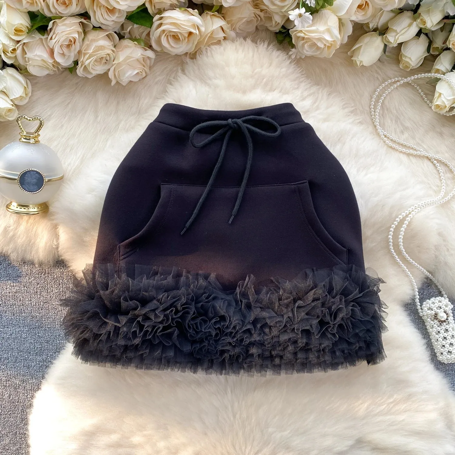 Ruffle Me Up Mini Skirt