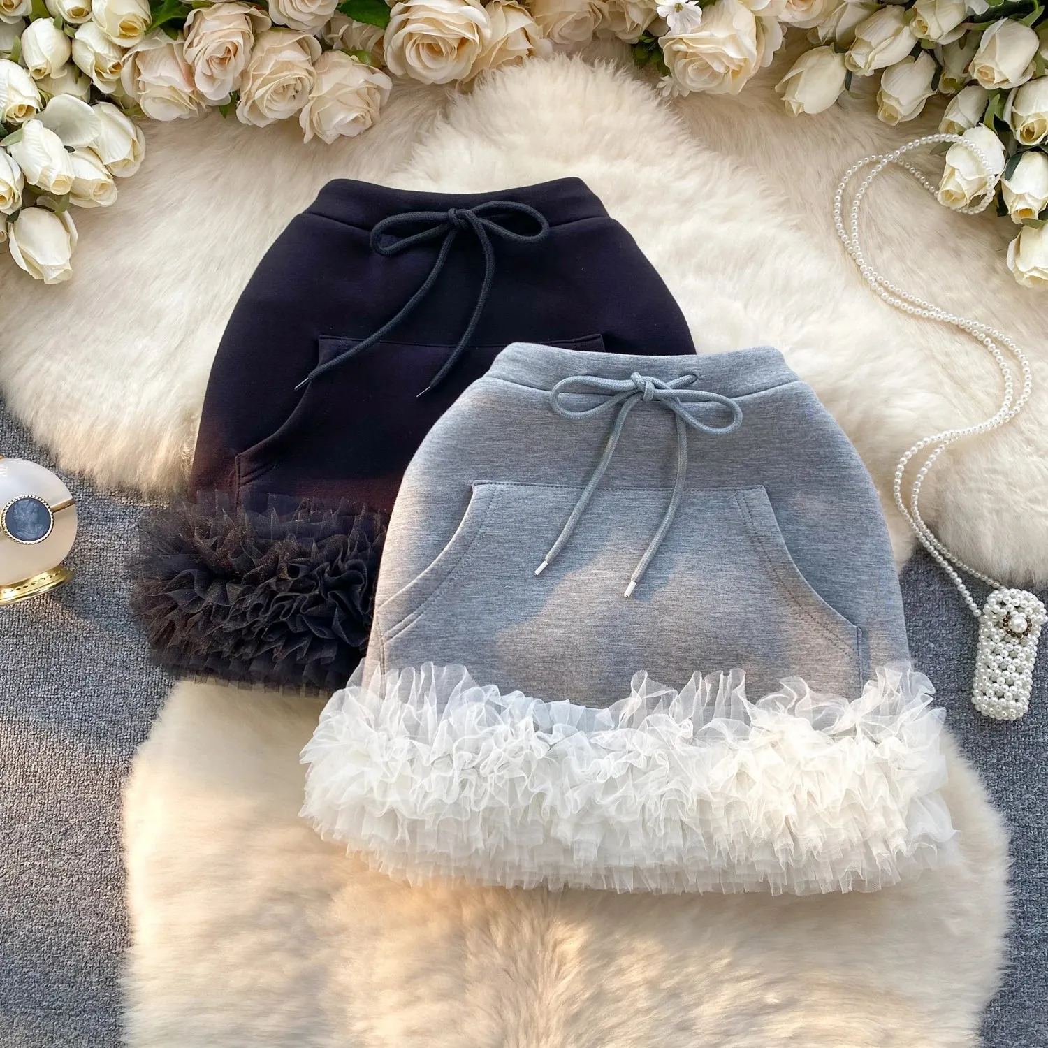 Ruffle Me Up Mini Skirt
