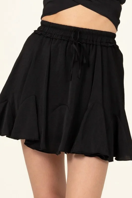Ruffle Mini Skirt