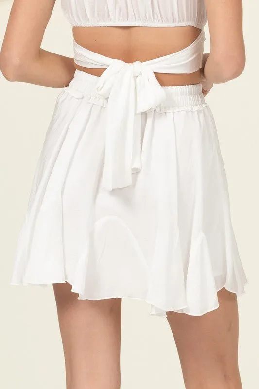 Ruffle Mini Skirt