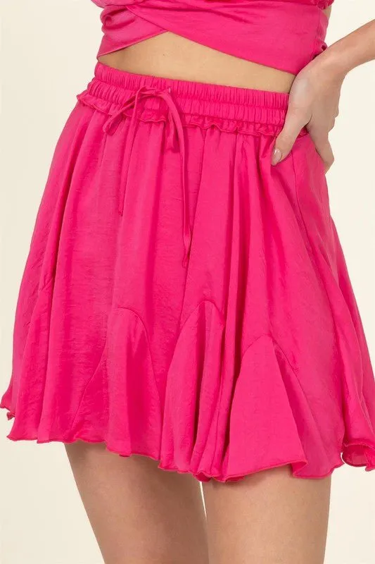 Ruffle Mini Skirt