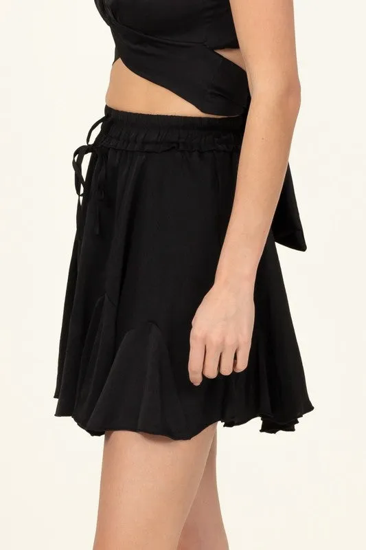 Ruffle Mini Skirt