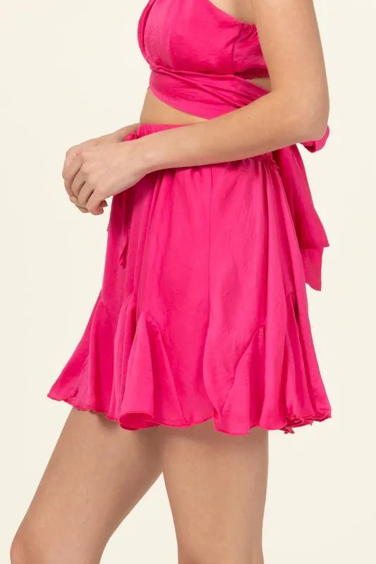 Ruffle Mini Skirt