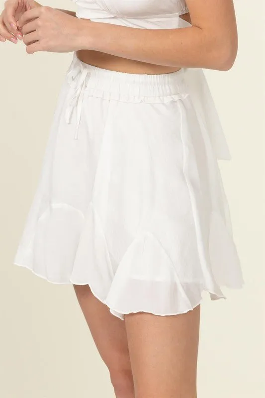 Ruffle Mini Skirt