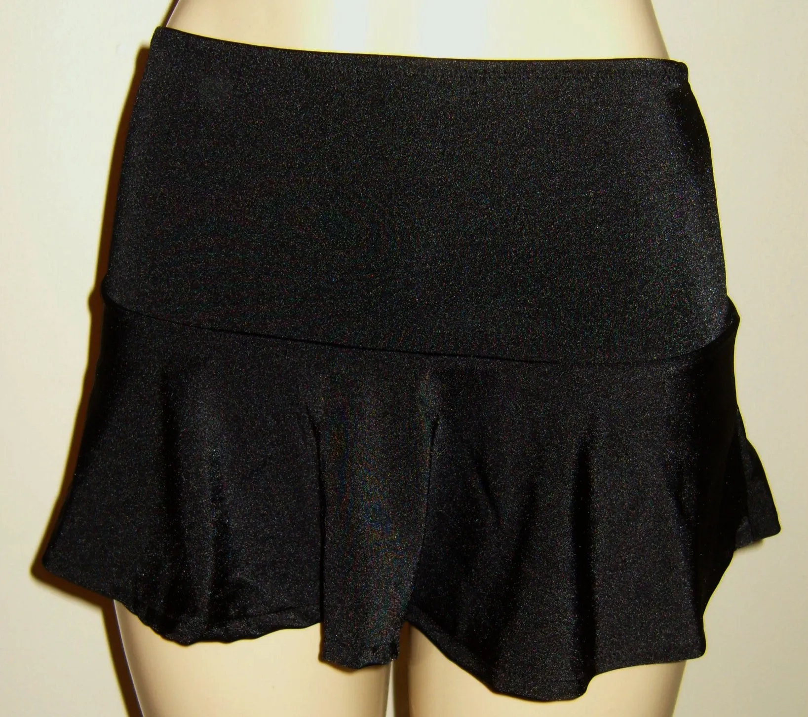 Ruffle skirt high waist bottoms