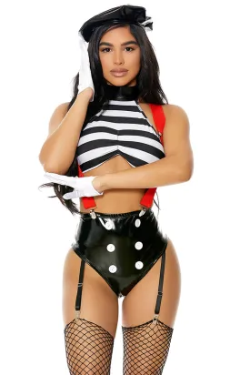 Speechless Sexy Mime Costume