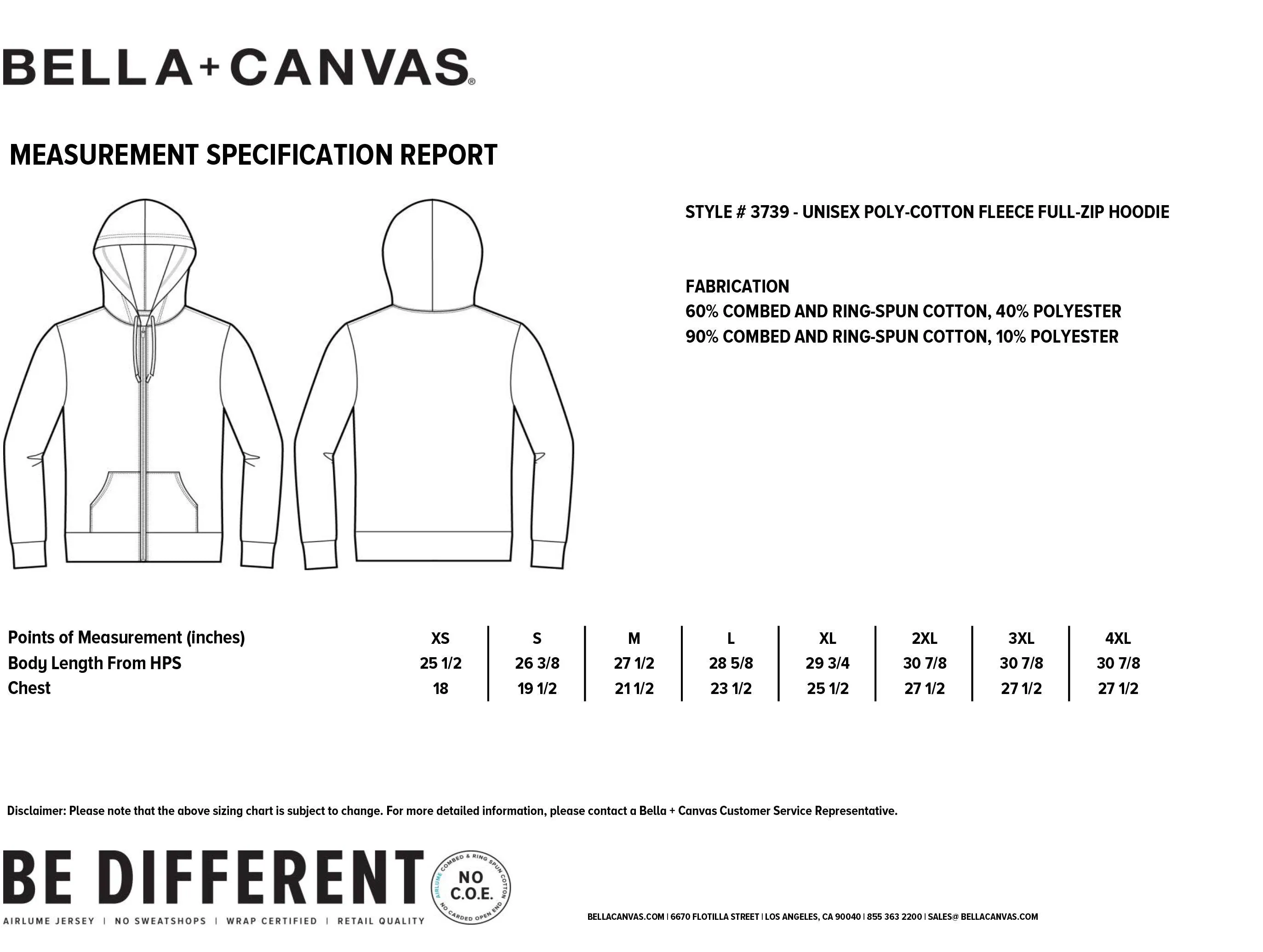 Unisex CAT Face feline Cozy Fleece Full Zip Hoody hooded Sweatshirt Bella Canvas 3739
