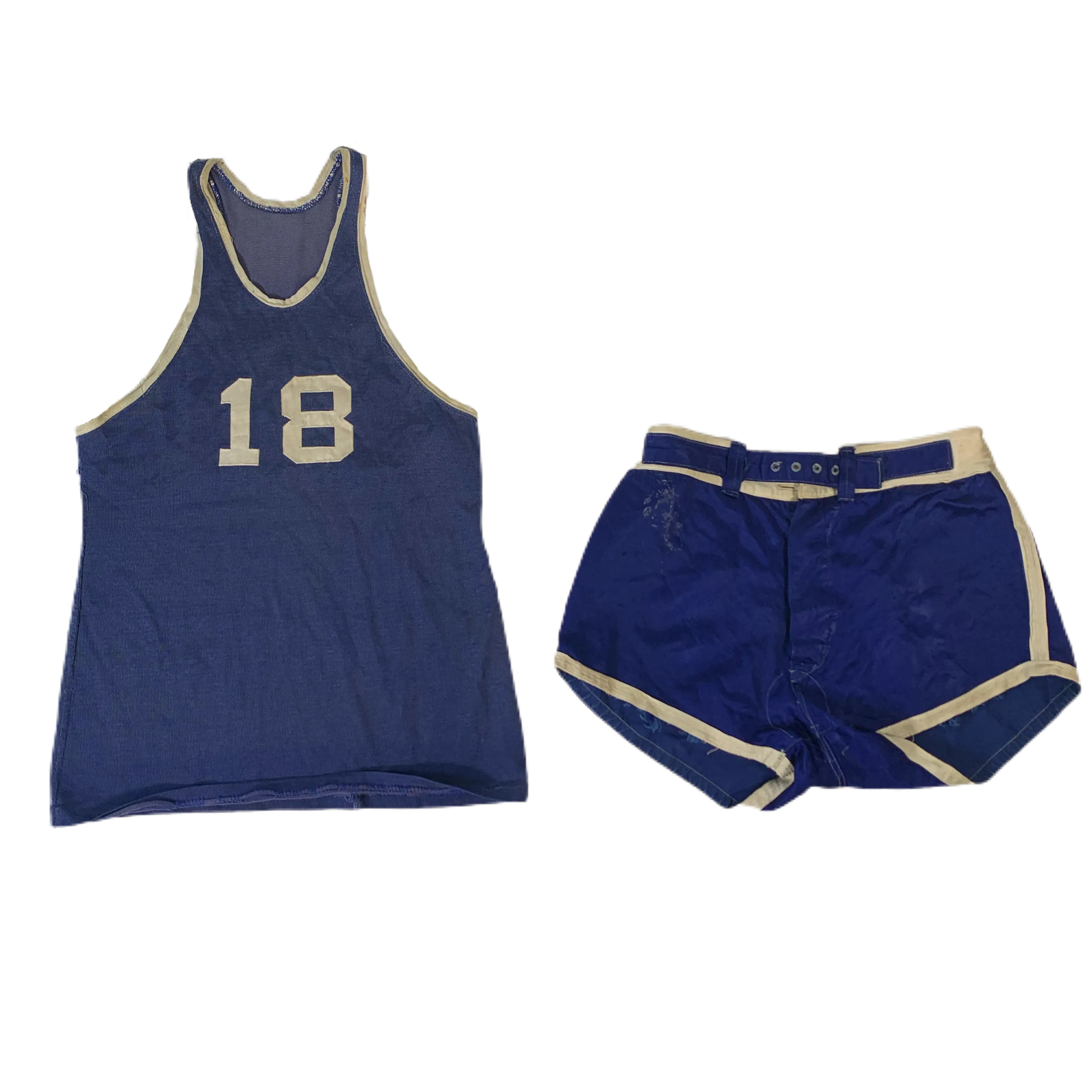 Vintage Webb & Wolfe Sporting Goods “#18” Basketball Kit
