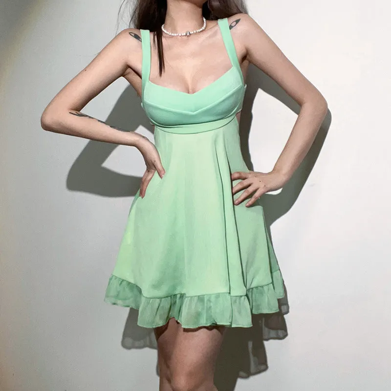 Vvsha Maura Mini Ruffle Dress